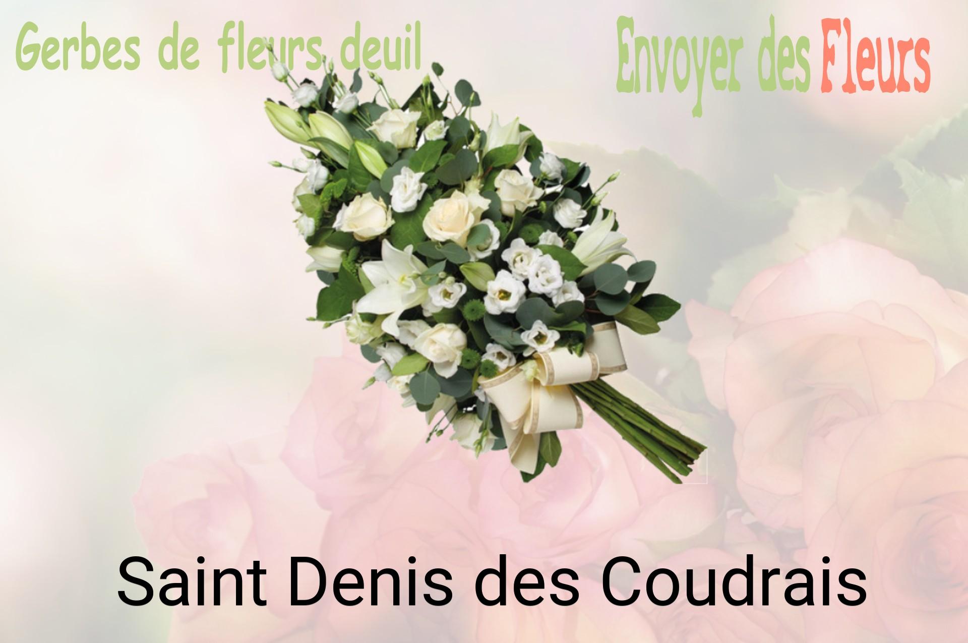 Gerbe de fleurs de deuil livrée à Saint-Denis-des-Coudrais